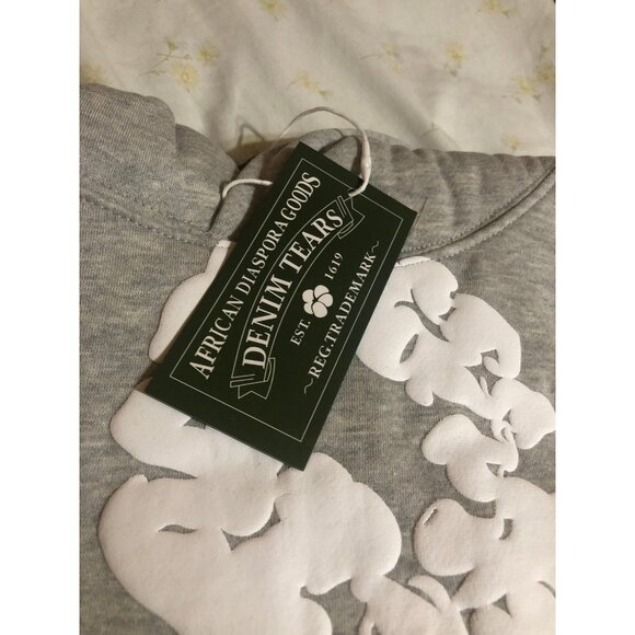 Denim Tears Gray Hoodie - Size Medium - Picture 2 of 4